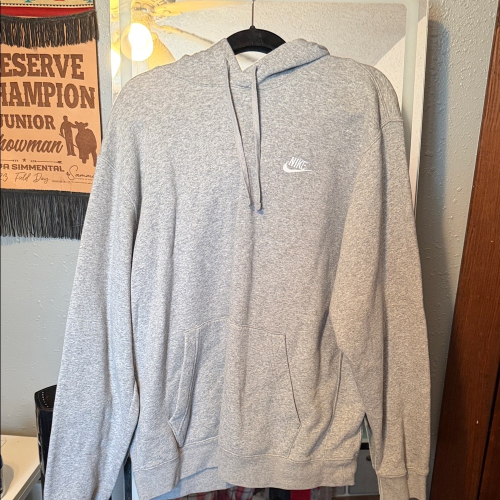 Nike Heather Gray Hoodie